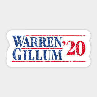 Elizabeth Warren and Andrew Gillum on the one ticket? Sticker